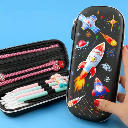 Trousse À Crayons Dinosaure 3d Grande Capacité,Fournitures Scolaires,Trousse À Crayons,Papeterie Mignonne - Type Small