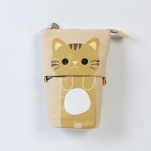 Étuis À Crayons Kawaii Pour Filles Et Garçons,Fermeture Éclair,Boîte À Crayons Chat Mignon,Fournitures Scolaires,Cadeau De Palissade,Pocommuniste Pop-Up,Surintendant Scolaire - Type 203 Yellow