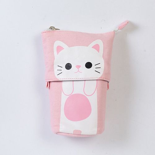 Étuis À Crayons Kawaii Pour Filles Et Garçons,Fermeture Éclair,Boîte À Crayons Chat Mignon,Fournitures Scolaires,Cadeau De Palissade,Pocommuniste Pop-Up,Surintendant Scolaire - Type 203 Pink