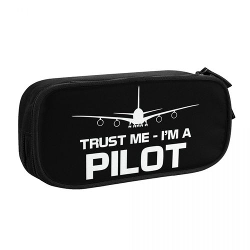 Trousse À Crayons De Pilote D'avion,Sac De Grande Capacité,Fournitures Scolaires,Cadeau Pour Fille Et Garçon #L