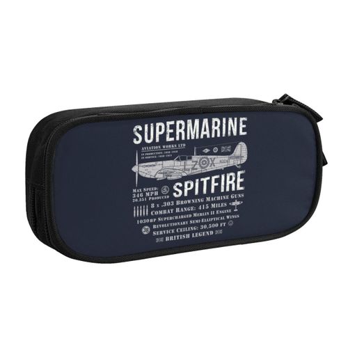 Trousse À Crayons De Pilote D'avion,Sac De Grande Capacité,Fournitures Scolaires,Cadeau Pour Fille Et Garçon #M