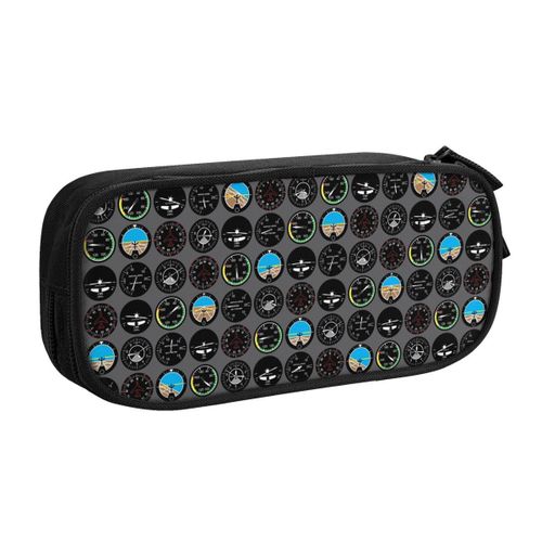 Trousse À Crayons De Pilote D'avion,Sac De Grande Capacité,Fournitures Scolaires,Cadeau Pour Fille Et Garçon #K