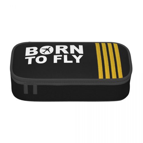 Étuis À Crayons De Pilote De Chasse Airbus Pour Filles Et Garçons,Sac À Stylos De Grande Capacité,Boîte À Fournitures Scolaires,Mignon #E