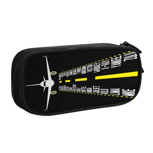 Trousse À Crayons De Pilote D'avion,Sac De Grande Capacité,Fournitures Scolaires,Cadeau Pour Fille Et Garçon #Q