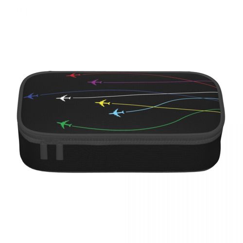 Étuis À Crayons De Pilote De Chasse Airbus Pour Filles Et Garçons,Sac À Stylos De Grande Capacité,Boîte À Fournitures Scolaires,Mignon #I