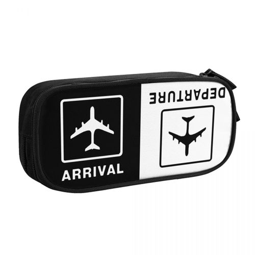 Trousse À Crayons De Pilote D'avion,Sac De Grande Capacité,Fournitures Scolaires,Cadeau Pour Fille Et Garçon #R