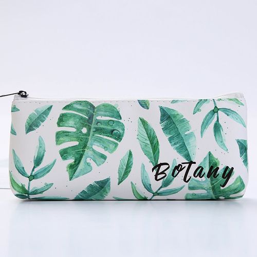 Trousse À Crayons Kawaii Avec Feuilles De Tortue,Boîte À Crayons,Sac À Crayons,Fournitures Scolaires,Papeterie,Cadeau,1 Pièce,1lot - Type Botany
