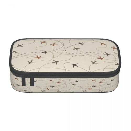 Étuis À Crayons De Pilote De Chasse Airbus Pour Filles Et Garçons,Sac À Stylos De Grande Capacité,Boîte À Fournitures Scolaires,Mignon #T