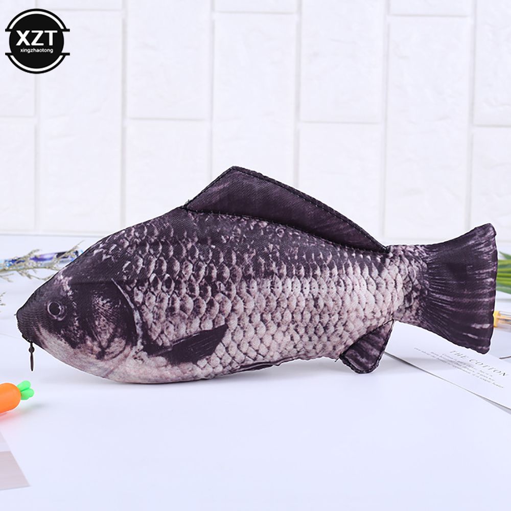 Trousse  Crayons En Forme De Poisson Raliste Avec Fermetur...