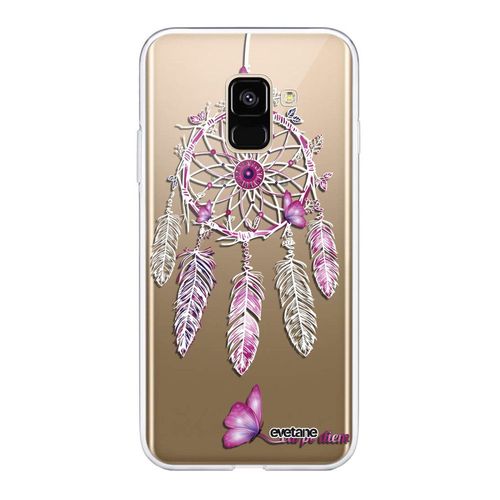 Coque Samsung Galaxy A8 2018 360 Intégrale Transparente Carpe Diem Tendance Evetane.