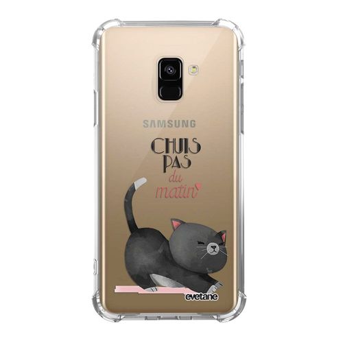 Coque Samsung Galaxy A8 2018 Anti-Choc Souple Angles Renforcés Transparente Chuis Pas Du Matin Evetane