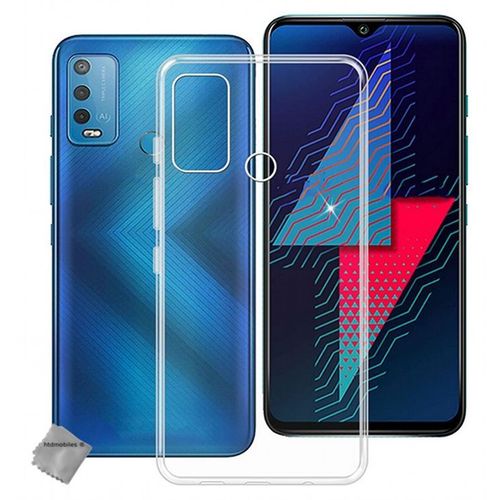 Housse Etui Coque Pochette Silicone Gel Fine Pour Wiko Power U30 + Verre Trempe - Blanc Transparent