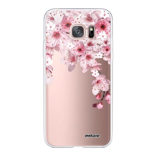 Coque Samsung Galaxy S7 Edge 360 Intégrale Transparente Cerisier Tendance Evetane.