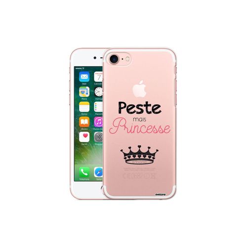 Coque Iphone 7/8/ Iphone Se 2020/ 2022 Silicone Transparente Peste Mais Princesse Ultra Resistant Protection Housse Motif Ecriture Tendance Evetane