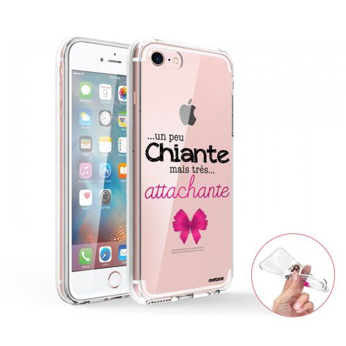 Coque Iphone 7/8/ Iphone Se 2020 360 Intégrale Transparente Un Peu Chiante Tres Attachante Tendance Evetane.