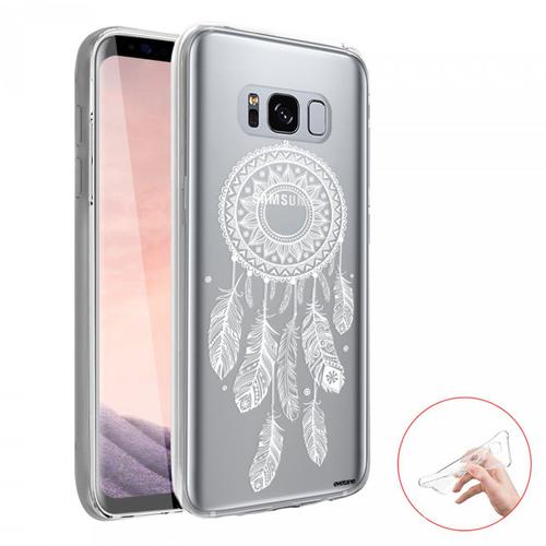 Coque Samsung Galaxy S8 Plus 360 Intégrale Transparente Attrape Reve Blanc Tendance Evetane.