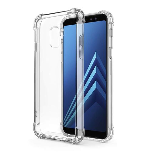 Coque Samsung Galaxy A8 2018 Anti Chocs Silicone Transparente Bords Renforcés - Evetane