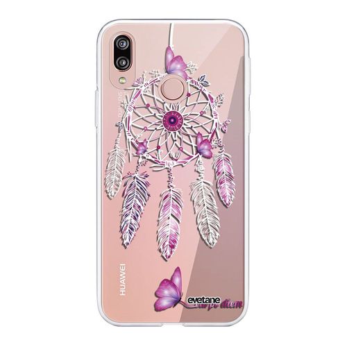Coque Huawei P20 Lite Silicone Transparente Carpe Diem Ultra Resistant Protection Housse Motif Ecriture Tendance Evetane