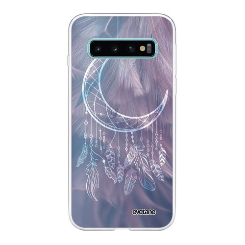 Coque Samsung Galaxy S10 Plus 360 Intégrale Transparente Lune Attrape Rêve Tendance Evetane.
