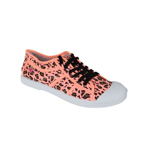 Baskets Imprimé Léopard Taille Femme Orange