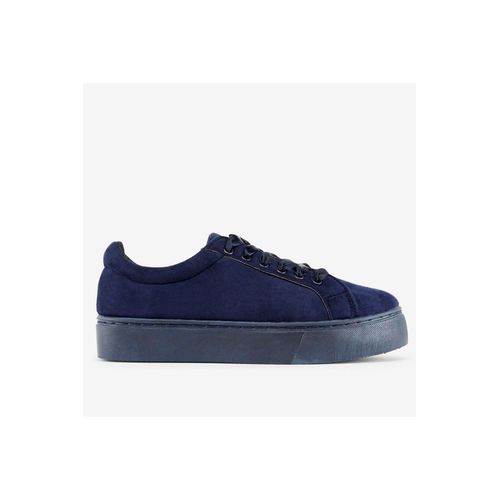 Baskets Laçets Ruban Taille Femme Bleu