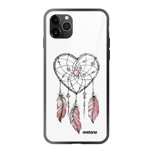Coque En Verre Trempé Iphone 11 Pro Attrape Coeur Ecriture Tendance Et Design Evetane.