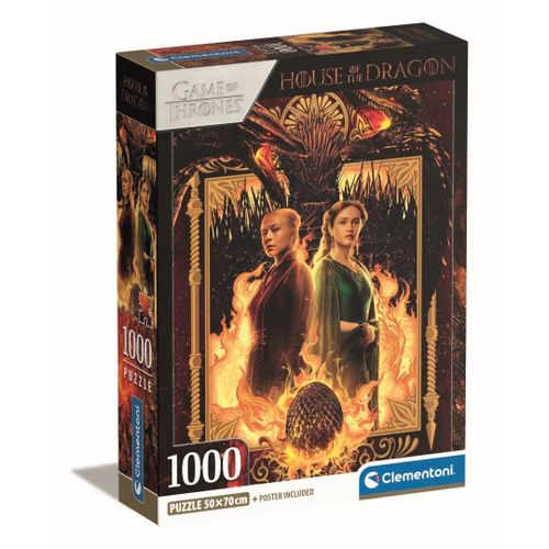 Puzzle Adulte Compact 1000 Pièces - House Of The Dragon