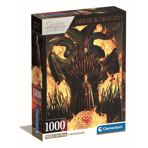 Puzzle Adulte Compact 1000 Pièces - House Of The Dragon