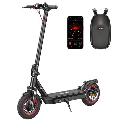 Iscooter I10 Scooter Électrique, Moteur 650 W, 36 V 15 Ah, Pneu Pne...