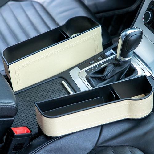 1PCS PU brun gauche - Siège auto Crevasse Boîte De Rangement Siège Écart  Poche Fendue Catcher Organisateur de Siège de Voiture Universelle Carte  Organisateur Support Pour Téléphone Poche