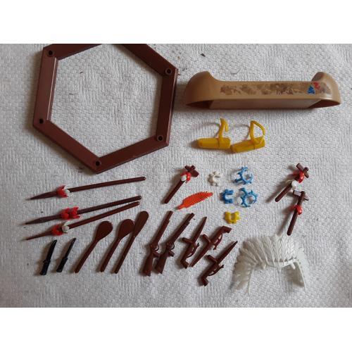 Playmobil Western : Petit Lot Accessoires Indien Vintage