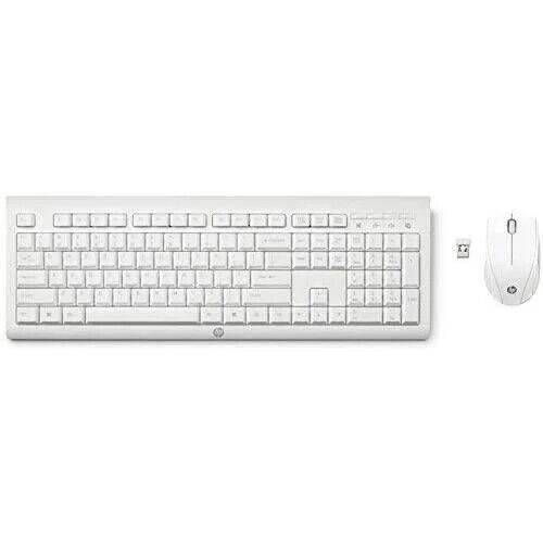 Clavier HP C2710 - Sans Fil - QWERTY - Blanc