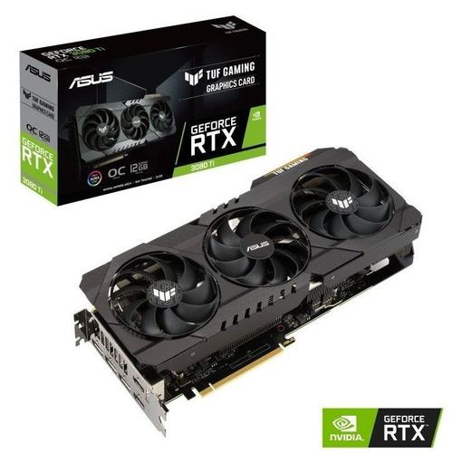 ASUS TUF-RTX3080TI-O12G-GAMING - OC Edition - carte graphique - GF RTX 3080 Ti - 12 Go GDDR6X - PCIe 4.0 - 2 x HDMI, 3 x DisplayPort