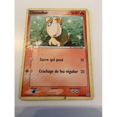 Chamallot 58/106 Set Ex Emeraude Fr