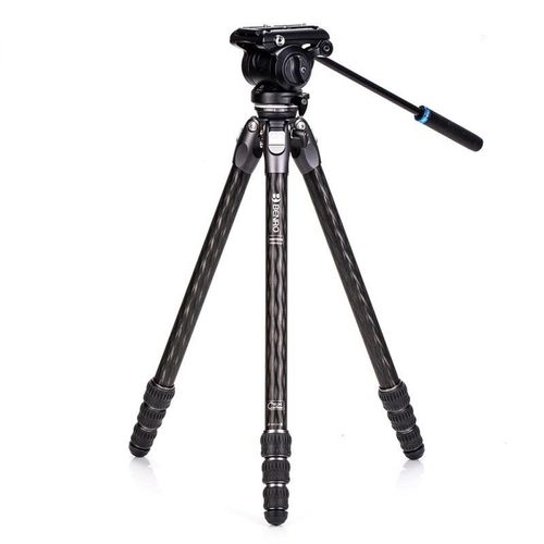 BENRO Trépied Vidéo Carbone Tortoise 24CLV+S4PRO - TTOR24CLVS4PRO