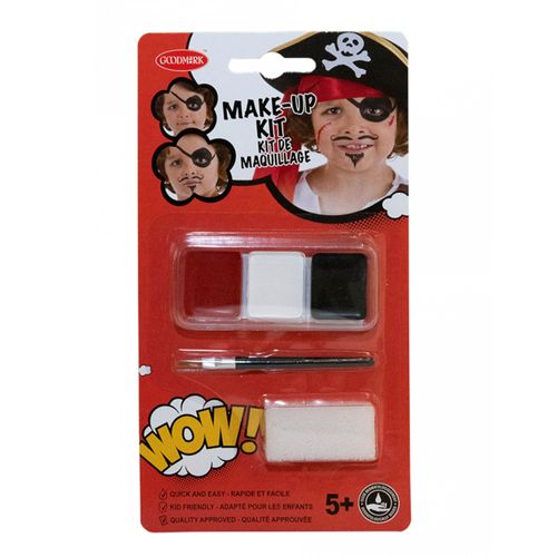Kit Maquillage Pirate Avec Pinceau Et Éponge Enfant