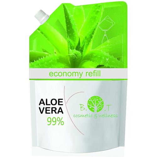 100% Naturel Gel De Aloe Vera Hydratant Visage Corps Cheveux Après L'épilation Soins Des Peaux Déshydratées Feu Du Rasage Brulure Après Un Bain De Soleil Gel Aloe Vera 99% 2000 Ml 