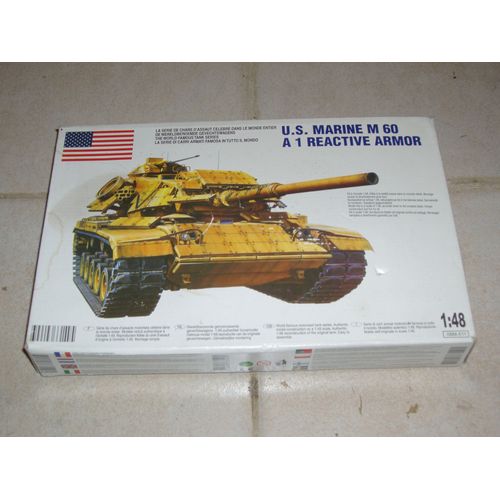 Maquette Char Electrique Us Marine M 60 Ech 1/48 Eme Zvezda-Zvezda