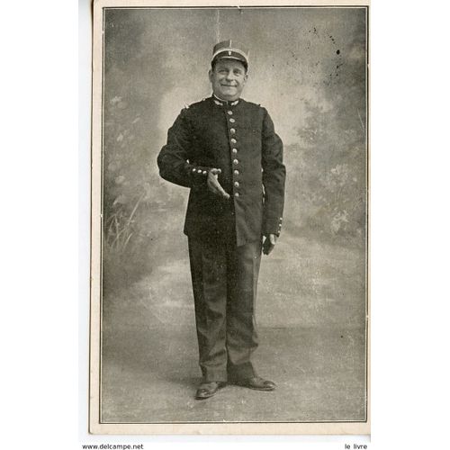 Cpa Chanteur Comique Troupier Polin Autographe Bon Souvenir Polin 1907