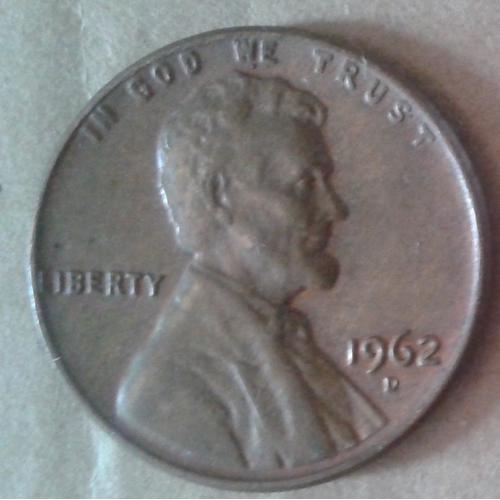 Pièce États-Unis 1 Cent "Lincoln Memorial Penny" 1962