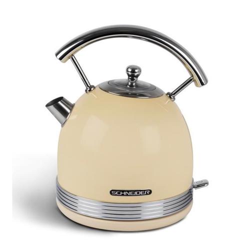 Schneider Feeling's Vintage SCKE17CR - Bouilloire - 1.7 litres - 2200 Watt - crème