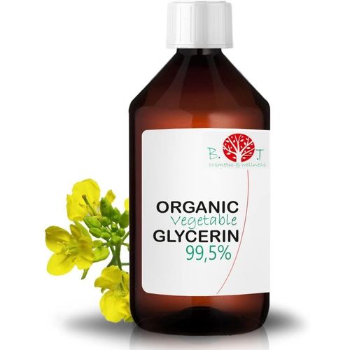 Glycérine Végétale Organique Pure 99.5 % Glycérol 100% Végétale, Base Liquide Bio Glycerine Alimentaire Garantie Sans Ogm , 1000 Ml 1.32 Kg 