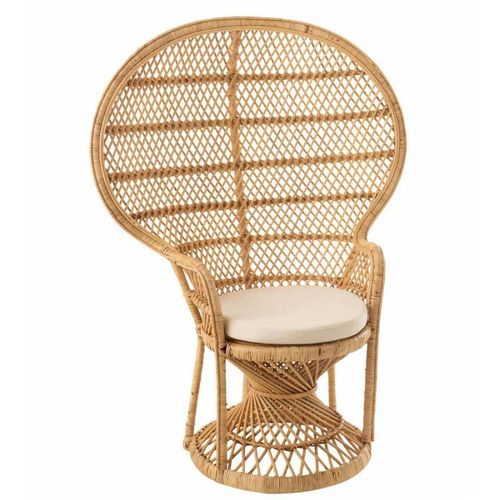Fauteuil Design En Rotin "Poan" 133cm Naturel