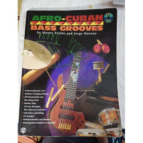 Afro-Cuban Bass Grooves: Book & Cd
