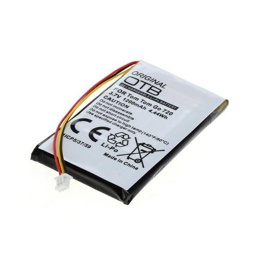 Batterie Li-polymer haut de gamme de marque otb® pour TomTom GO 730T - garantie 1 an