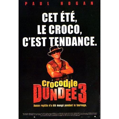 Crocodile Dundee 3 - Crocodile Dundee In Los Angeles - Paul Hogan - 2001 - Affiche De Cinéma Pliée 60x40 Cm