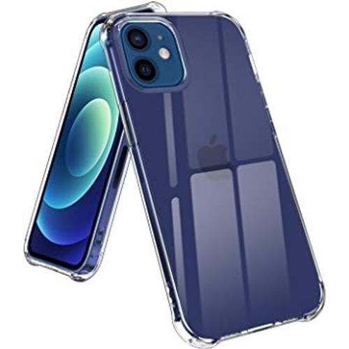 Cantell Coque Iphone 12 Pro Max En Silicone (6,7"), Housse Renforcée Protection Complète Antichoc Étui En Silicone Liquide Caoutchouc Bumper Pour Iphone 12 Pro Max