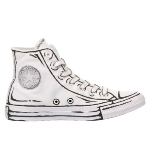 Converse Homme Mi1683 Blanc Tissu Baskets Montantes - 42 1/2 | Rakuten