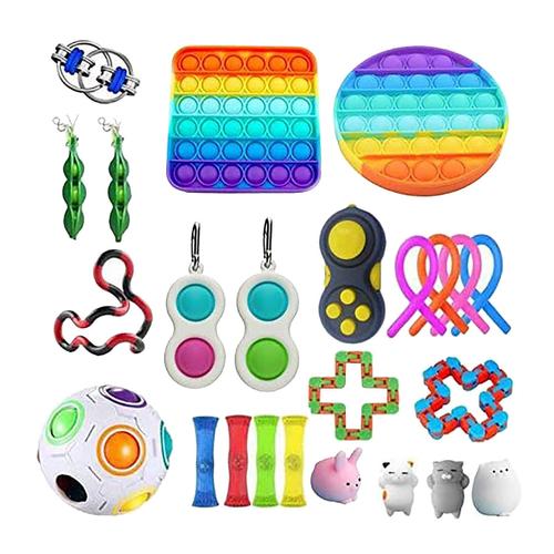couleur 1 Pack de jouets anti-stress pour Enfants, bon marché objet, popite  à pois, versez AUTISME