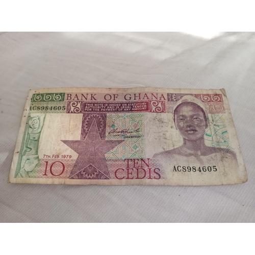 Billet 10 Cedis Ghana